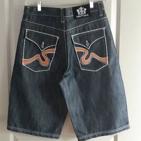 Direct Blue jean shorts sz 32 - Picture 2 of 3